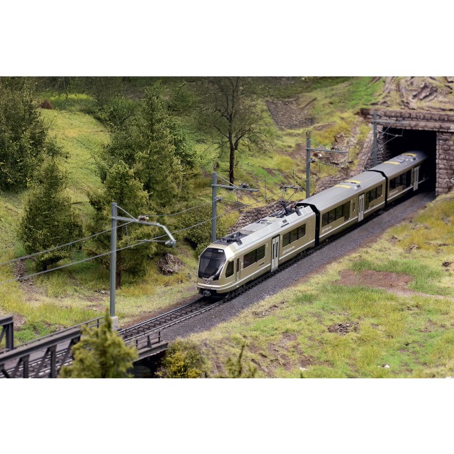 Bemo 7445113 - RhB ABe 4/16 3133 Capricorn "Piz Palü" H0 3L Sound