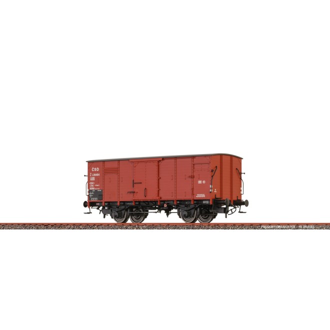 Brawa 51252 - H0 Gedeckter Güterwagen Z CSD