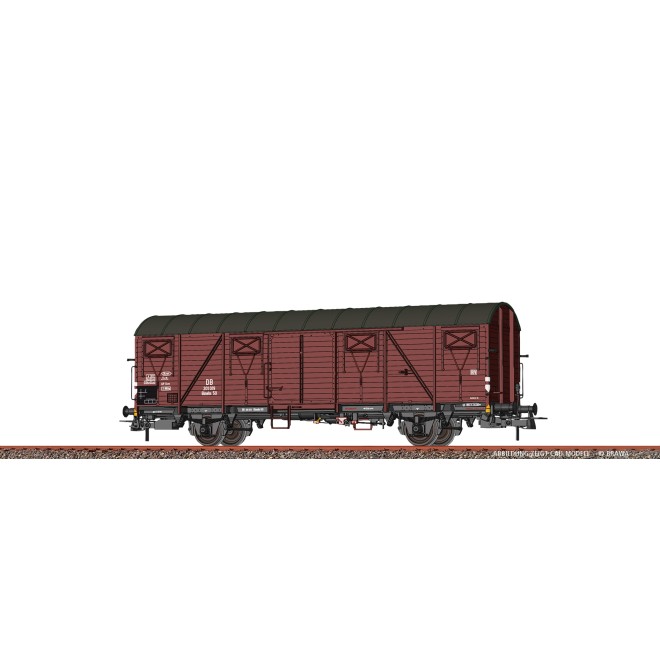 Brawa 51292 - H0 Gedeckter Güterwagen Glmehs50 DB