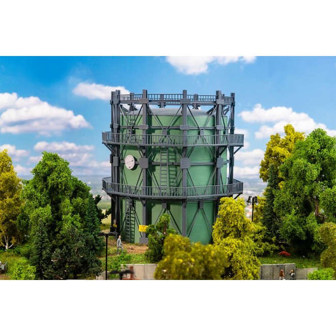 Faller 130157 - Gasometer mit Rohrleitungen