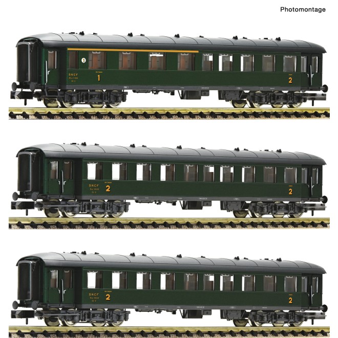 Fleischmann 6260067 - 3-tlg. Personenzug SNCF grün