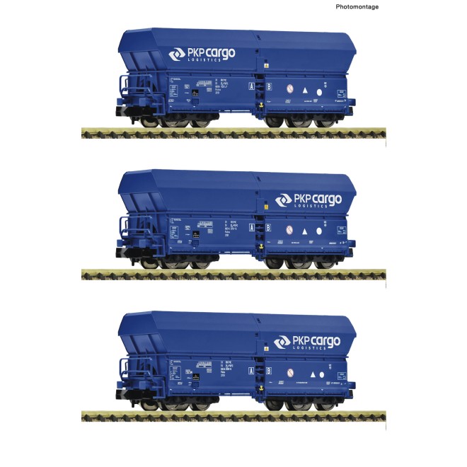 Fleischmann 6660086 - 3er Set Selbstentladew. PKP