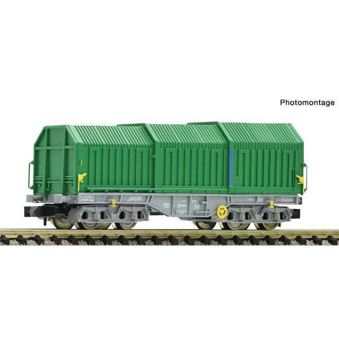 Fleischmann 6660099 - Teleskophaubenwagen! gruen