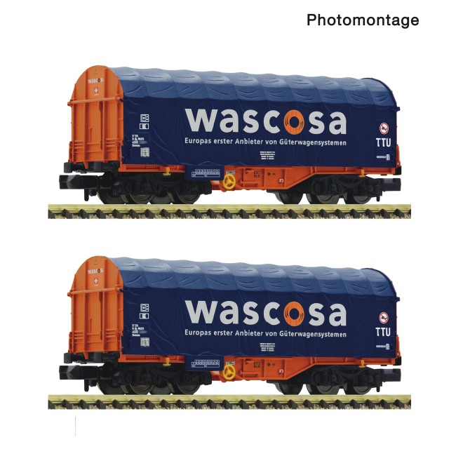 Fleischmann 6660105 - 2er Set Schiebeplanenwagen