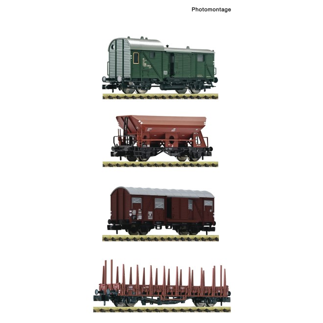 Fleischmann 6660119 - 4-tlg. Gueterzug DB