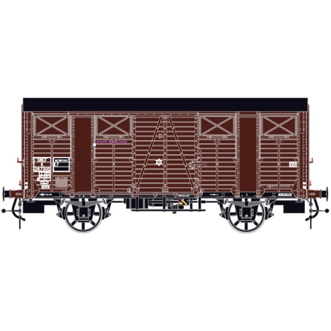 LS Models LS31308 - Ged. Güterwagen K 29 OCEM SNCF, Ep.IIIb