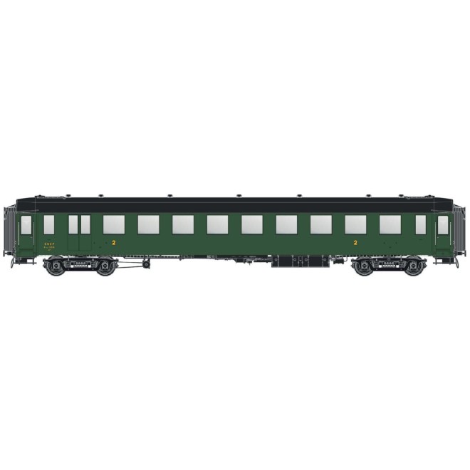LS Models MW40954 - Personenwagen OCEM B10myfi, 2.Kl. SNCF, Ep.IIIc