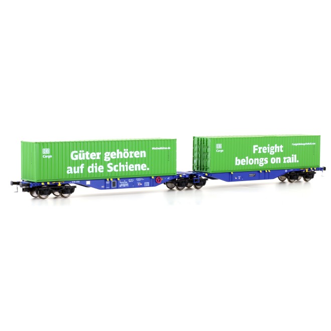 MEHANO 28398 - Containerwagen Sggmrss'90 Ermewa, Ep.VI, DB Cargo