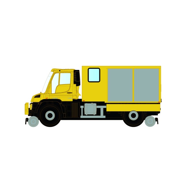 Hobbytrain H32301 - Zweiwege Unimog U423, Ep.VI, neutral, DC/DCC