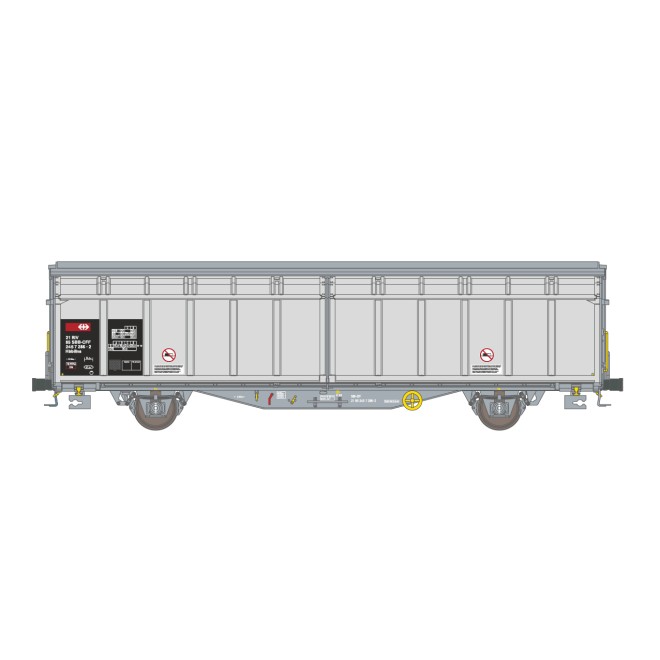 Hobbytrain H45101 - Schiebewandwagen Hbbillns SBB, Ep.VI
