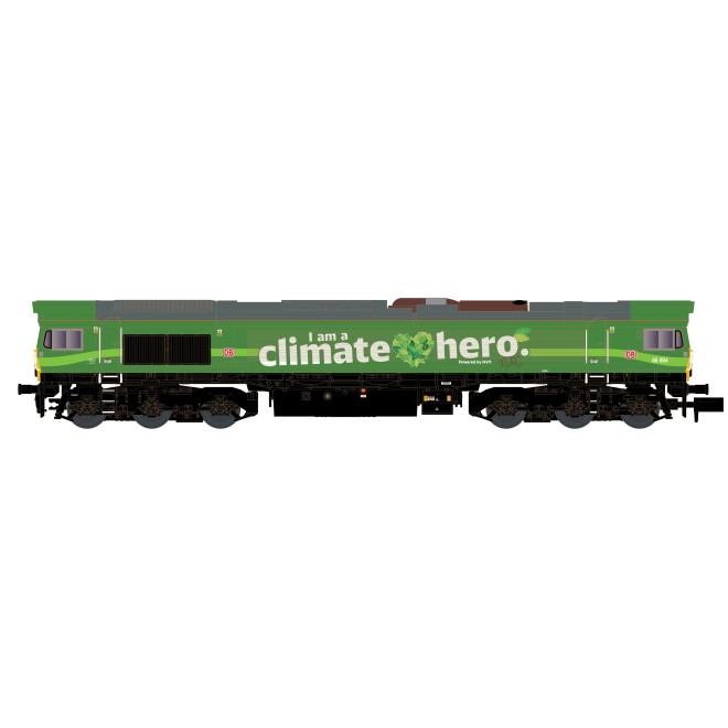 KATO K10835 - Diesellok Class 66 DB Cargo/Climate Hero, Ep.VI