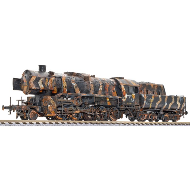 Liliput L131508 - Dampflok BR 42 1486 DRB ep.II Wintertarnung. Statische Schrottlok.