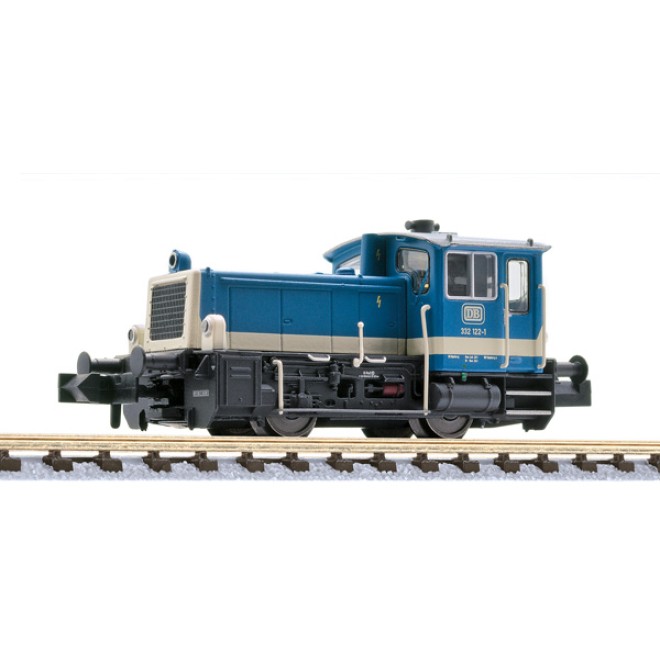 Liliput L162590 - Diesel-Rangierlokomotive, 332 122-1, DB, ozeanblau, Ep.IV