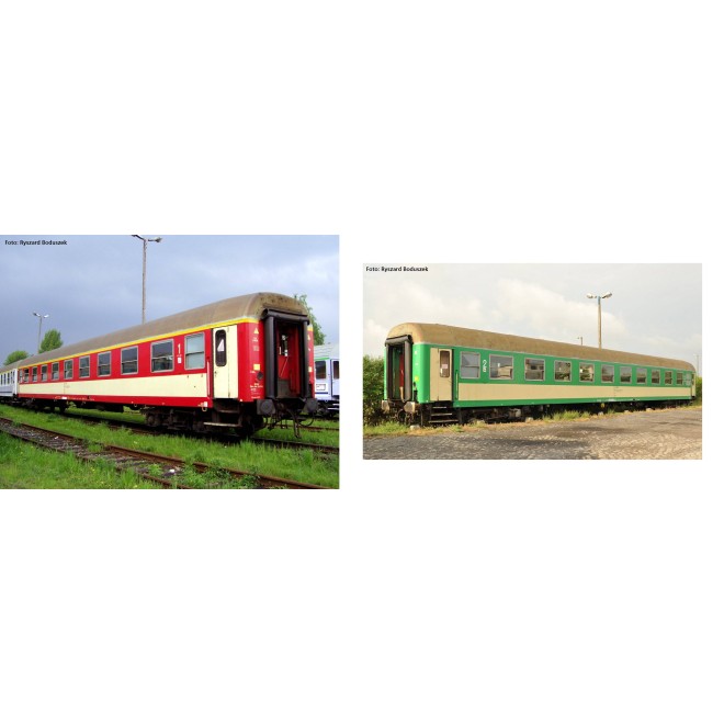 Piko 28320 - 2er Set Personenwg. 1. Kl. + 2. Kl. PKP IC VI