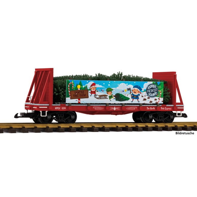 Piko 38980 - G-Niederbordwg. Santa's Tree Farm Transport