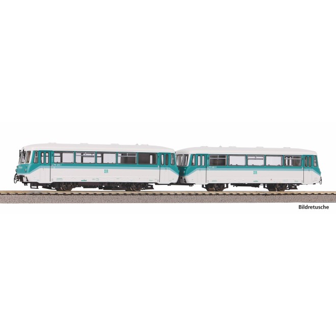 Piko 52897 - D-Triebwg./Sound BR 772 + Steuerwg. Mintgrün DR IV + PluX22 Dec.