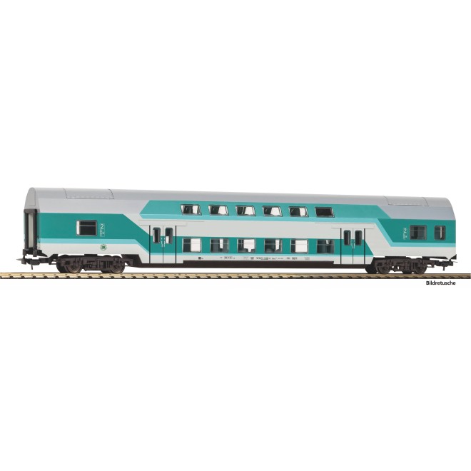 Piko 53119 - Doppelstocksitzwg. DBuz 747.3 mintgrün DR IV, andere Nummer