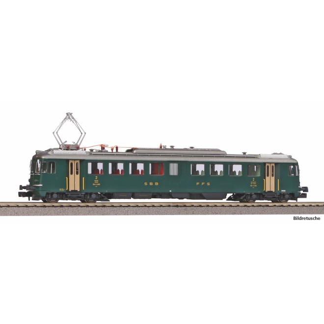 Piko 94153 - N-Triebwg./Sound RBe 4/4 1406 Prototyp, grün, alte Schrift, SBB, Ep. IV