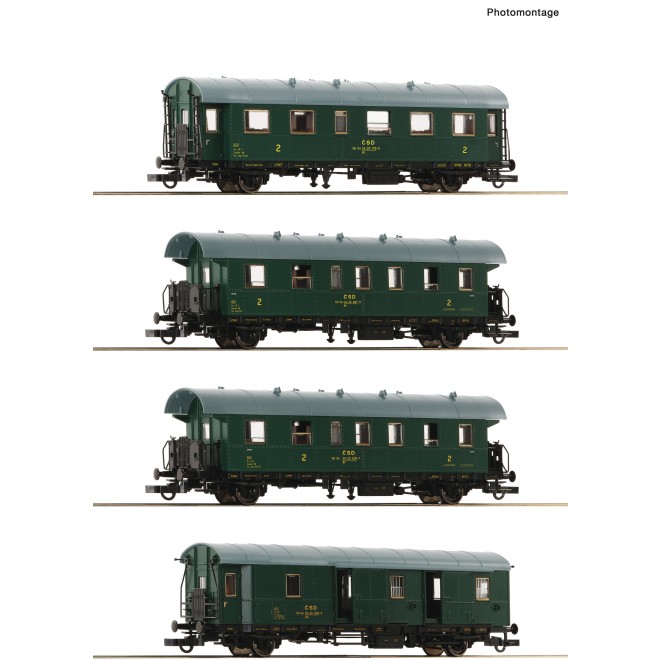 Roco 6200088 - 4er Set Donnerbuechsen CSD