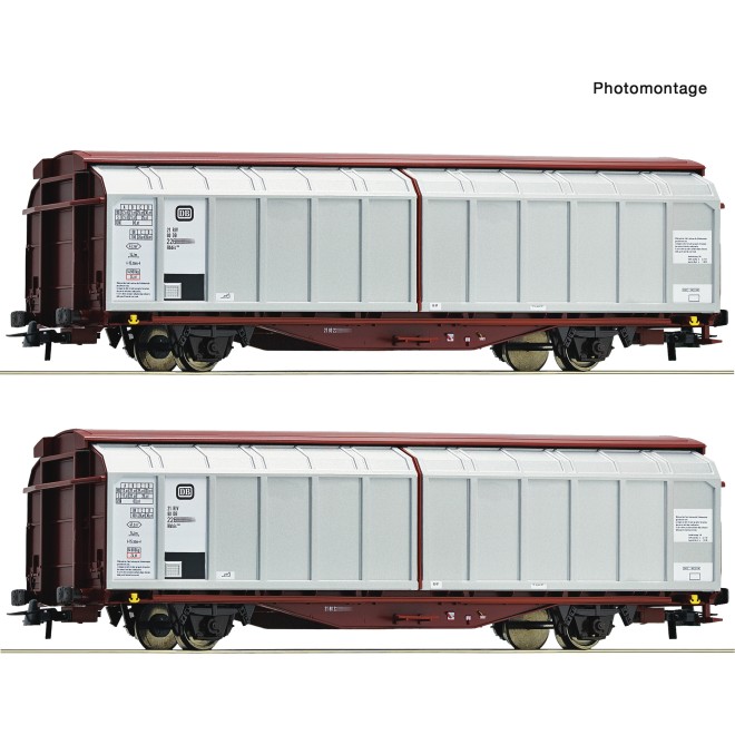 Roco 6600111 - 2er Set Schiebewandwag. DB