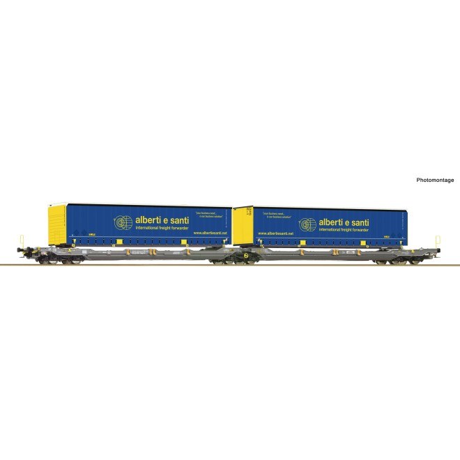 Roco 6600137 - Doppeltwg. T3000e Hupac + Alberti