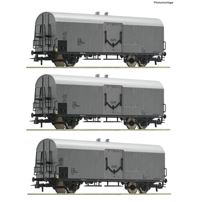 Roco 6600140 - 3er Set Kuehlwagen OEBB