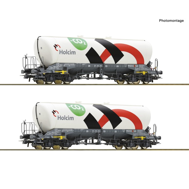Roco 6600192 - 2er Set Silowag. Holcim