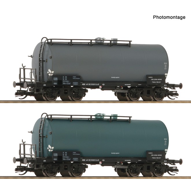 Roco 6680036 - 2er Set Kesselwagen DR „Spur TT“
