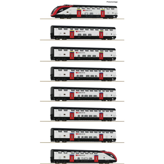 Roco 7720007 - 8er Set Triebzug RABe 502 SBB