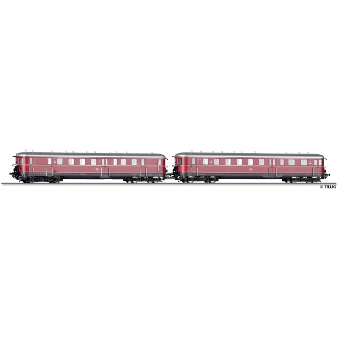 Tillig 02856 - Triebwagen mit Steuerwagen der DB