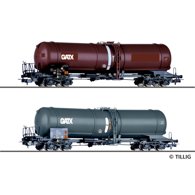 Tillig 70069 - Güterwagenset der GATX