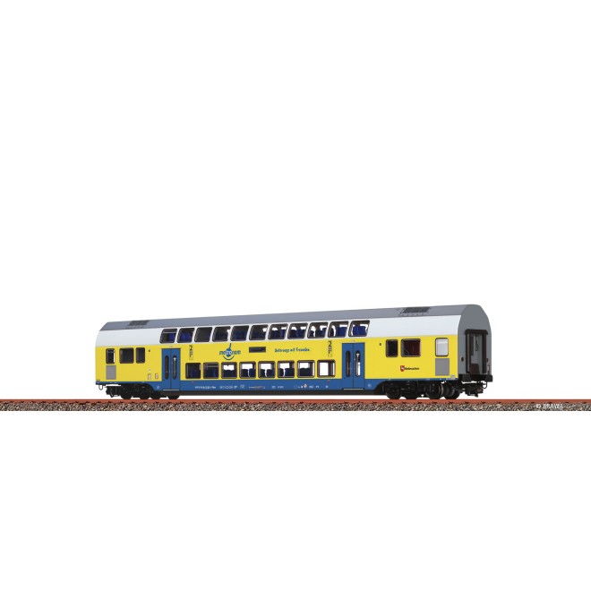 Brawa 44579 - H0 Doppelstock-Mittelwagen 2. Kl. Metronom (RE 3 Hamburg Hbf)