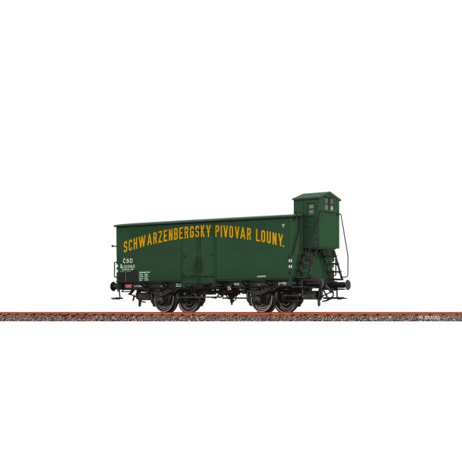 Brawa 51212 - H0 Bierwagen "Schwarzenbergsky Pivovar Louny" CSD