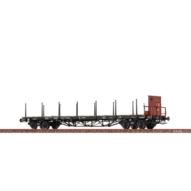 Brawa 51341 - H0 Drehgestellflachwagen SSl DRG