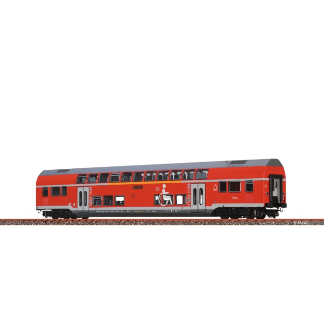 Brawa 70185 - H0 TWINDEXX Vario® Doppelstock-Mittelwagen 1./2. Kl. DB AG (RE 5 Berlin Südkreuz)