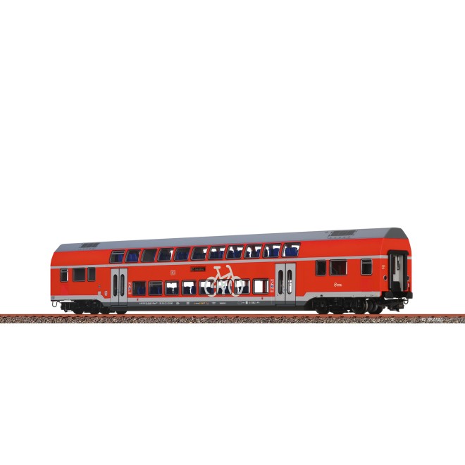 Brawa 70193 - H0 TWINDEXX VARIO® Doppelstock-Mittelwagen 2. Kl. DB AG (RE 5 Berlin Südkreuz)