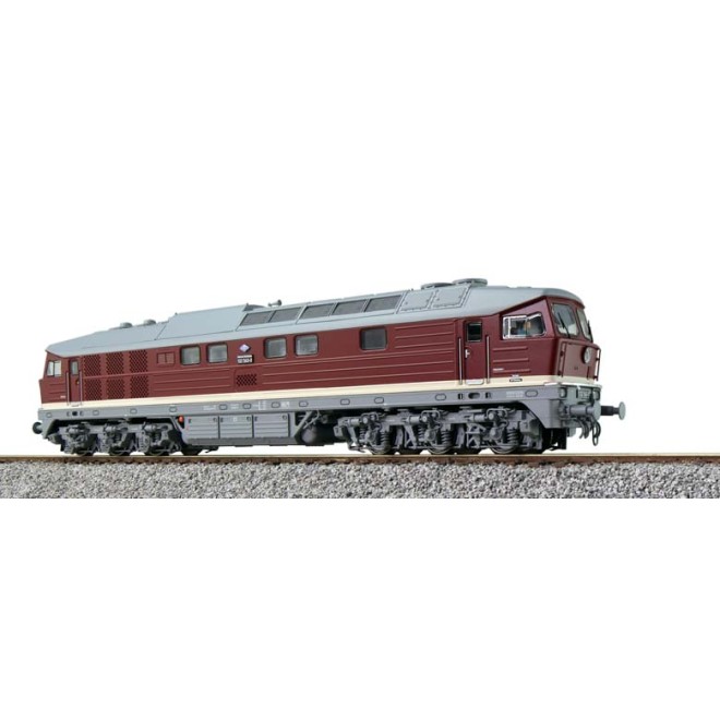 ESU H0 31353 - Diesellok 132 543, DR, bordeauxrot, Ep. IV, LokSound, Rauch, DC/AC Neuware