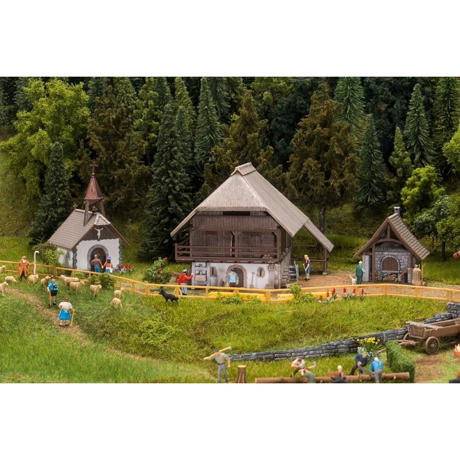 Speicher, Hofkapelle und Back, Spur H0