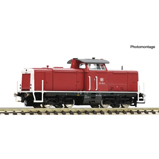 Fleischmann 7370041 - Diesellok BR 212 DB orientrot DC-Snd.