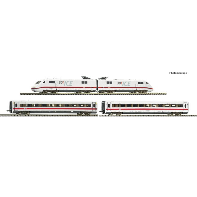 Fleischmann 7770012 - 4er Set Triebzug 401 086 "30 Jahre ICE" DB-AG DC-Snd.
