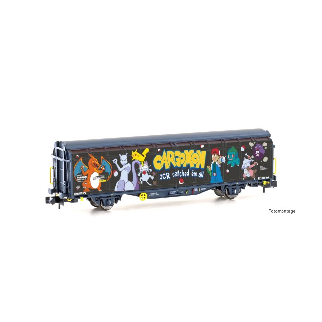 Hobbytrain H24671 - Schiebewandwagen Hbbillns SBB, Ep.VI Graffiti-Serie (9)