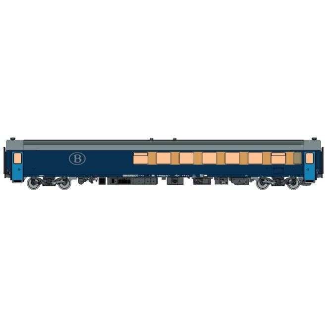 L.S. Models LS42997 - Speisewagen I10 Resto SNCB, Ep.V, Sonderserie Belgien