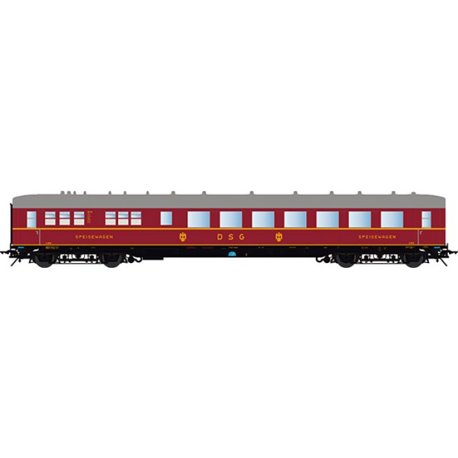Lenz 41264-06 - Schürzenwagen DSG-Speisewagen, DB, Ep.3b, RAL 3003