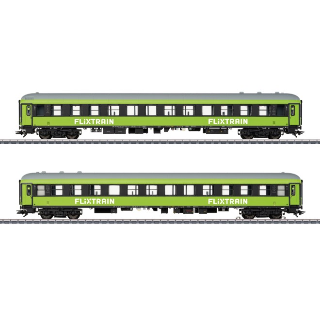 Märklin 42958 - Schnellzugwagen-Set 2, FlixTrain