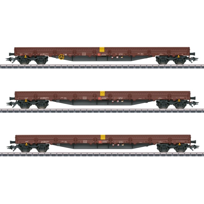 Märklin 47162 - Niederbordwagen-Set DB AG