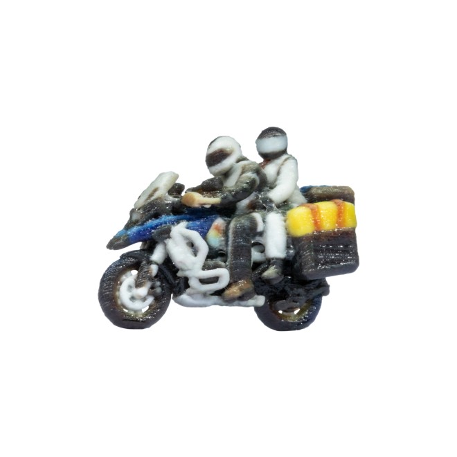 Noch 10900 - Tourenmotorrad mit Sozia, fahrend