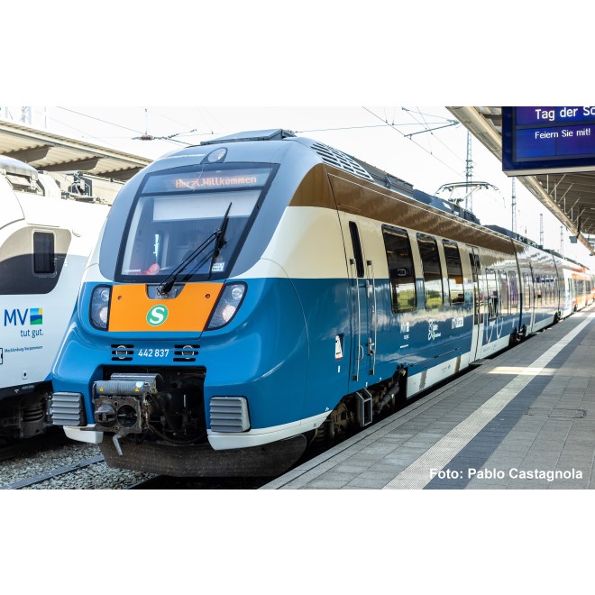 Piko 21825 - E-Triebzug/Sound BR 442 837 5-tlg. S-Bahn Rostock DB AG VI + 8pol. Dec.