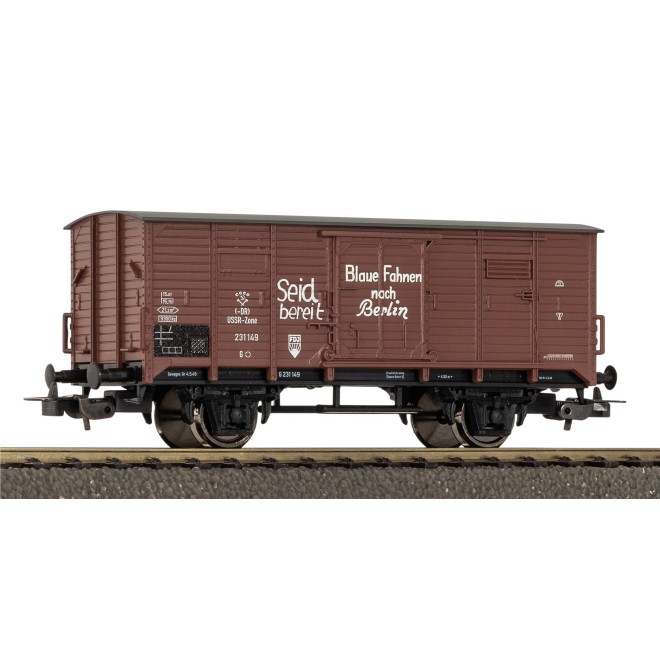 Gedeckter Güterwagen G02 FDJ DR III, Spur H0