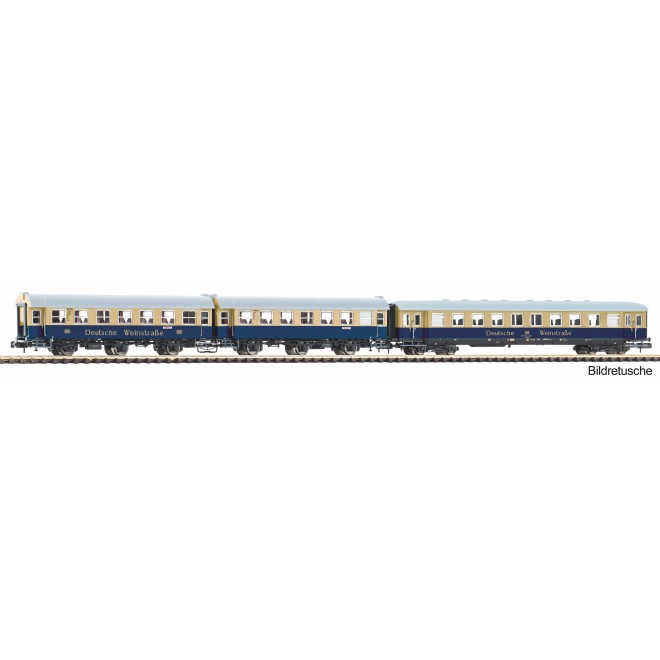 Piko 40630 - N-3er Set Umbauwg.+ Schürzeneilzugwg. Weinstraße DB IV