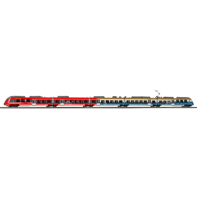 Triebwagen Talent 2 S-Bahn Rostock 5tlg. Jubi VI + DSS PluX16, Spur TT